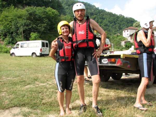 ARBITRI na raftingu v BiH leta 2008