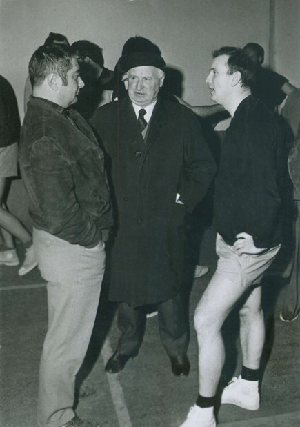 Buh, Rucigaj, Korošec v razgovoru po tekmi, 1969